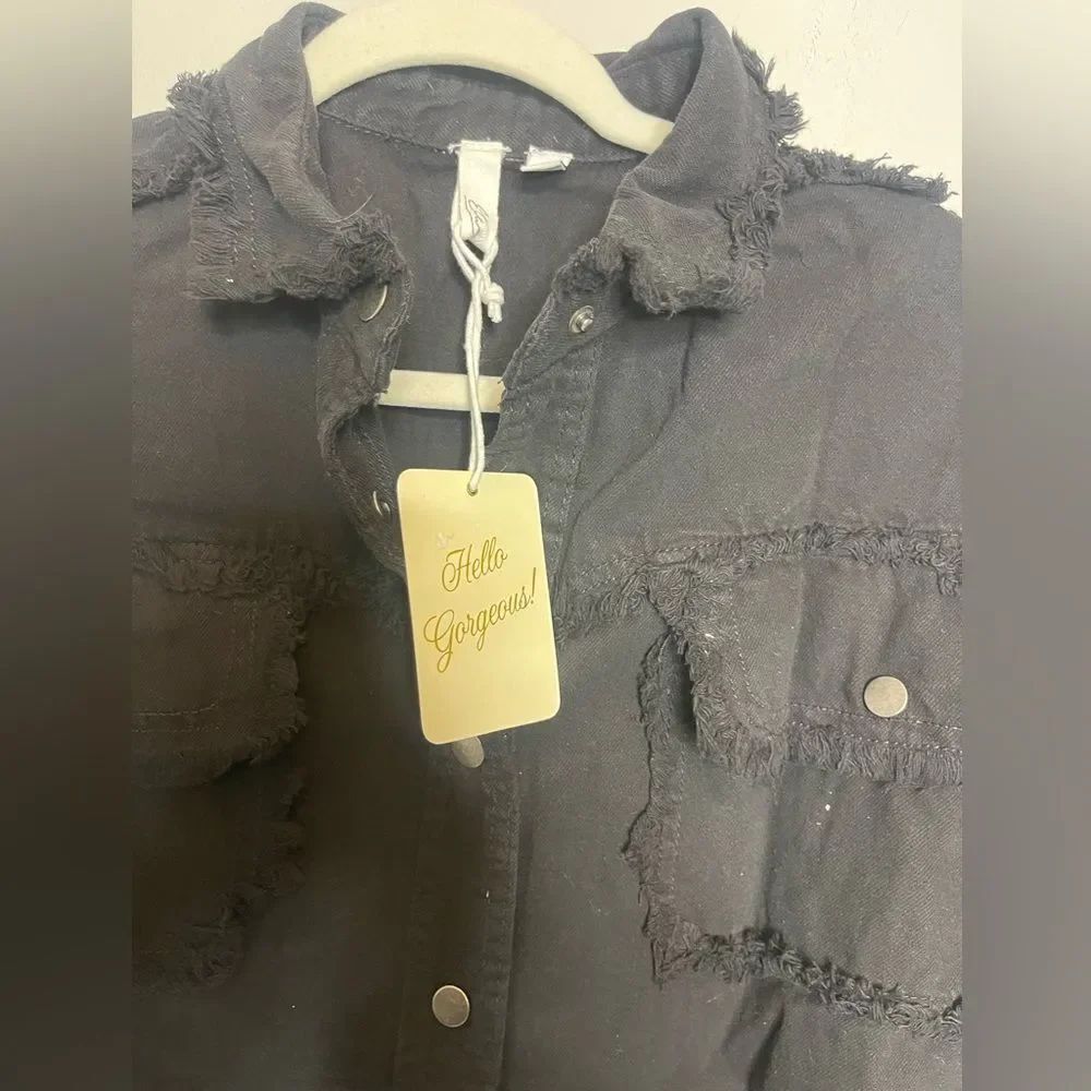 ELAN All You Need Is Love Jacket | Black NWT - Picture 4 of 7